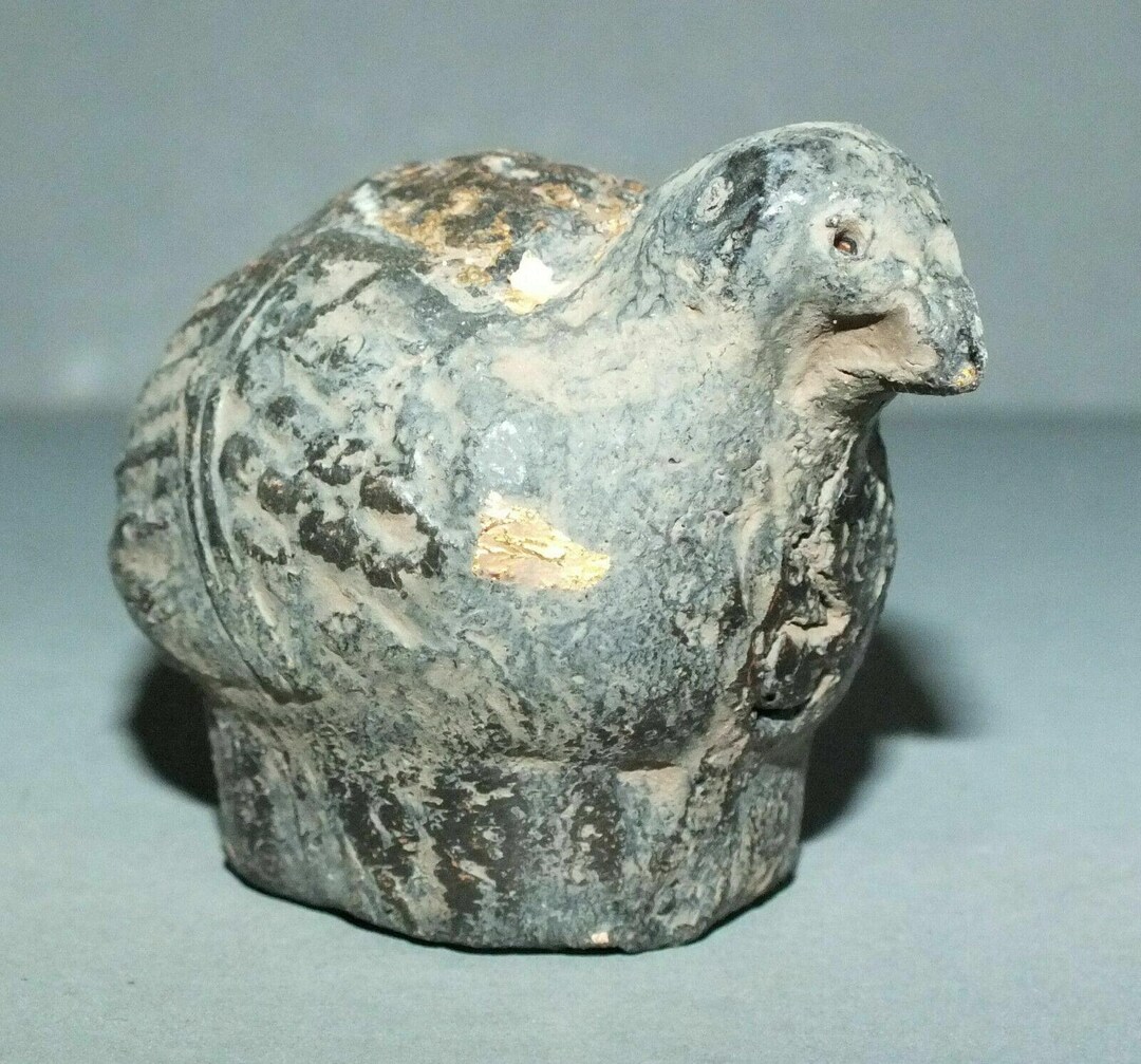 Buddhist Clay Bird Charm Statue Sculpture With Moving Bead Inside ...