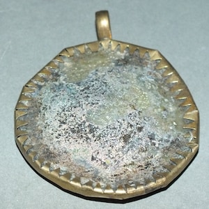 Ancient Roman Glass Pendant Afghanistan FREE SHIPPING