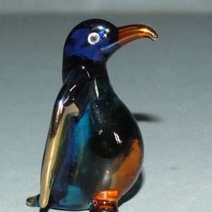 Handmade Glass Penguin Figure Statue Thailand FREE SHIPPING