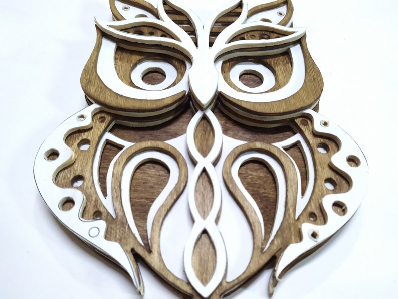 Download Dxf Svg Cdr Ai Eps Pdf Vector Cricut Pattern Owl Svg Mandala For Laser Cut Owl Gifts Multilayer Mandala 3d Geometric Digital Files Patterns Visual Arts Vermontorganics Com