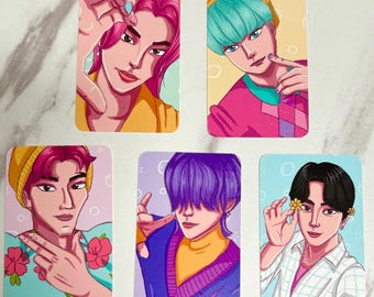 Kpop Dämonenjäger Saja Jungen Fotokarten - Jinu, Mystery, Abby, Romance, Baby Saja