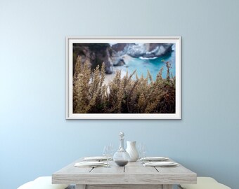 Natuur Wall Art, Big Sur print, Ocean Beach foto, Coastal Wall Decor, landschap fotografie print, keuken decor, nautische muur design