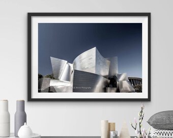 Stedelijke kunst fotografie, LA City print, Los Angeles kunst aan de muur, stad landschap, LA fotografie, Californië print, architectuur Wall Decor