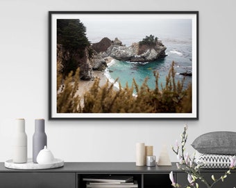 Big Sur Print, Mejor Costa, Ocean Park California, Paisaje Impresión, California Costa Impresiones, Impresión de la Naturaleza, Arte de Pared, Fotografía de California