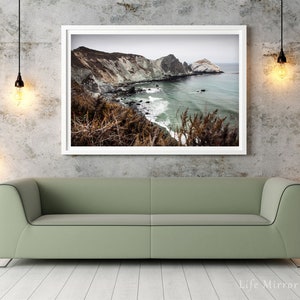 Coastal Print, California Wall Art Decor, Beach Landscape, Best Friend Gift, Scenery Photography, Modern Art Photo, Ocean Printable Art,