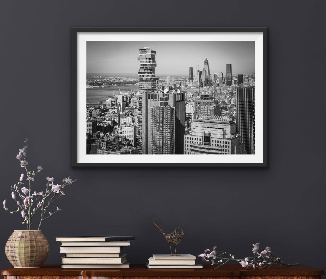 Black and White New York Poster, New York Wall Decor, Black White Print ...