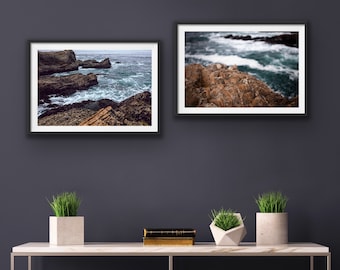 Gallery Wall Set, Coastal Wall Art Set, California Coast Art, Beach Print Set, California Poster, Nursery Decor, Dinning Room Set