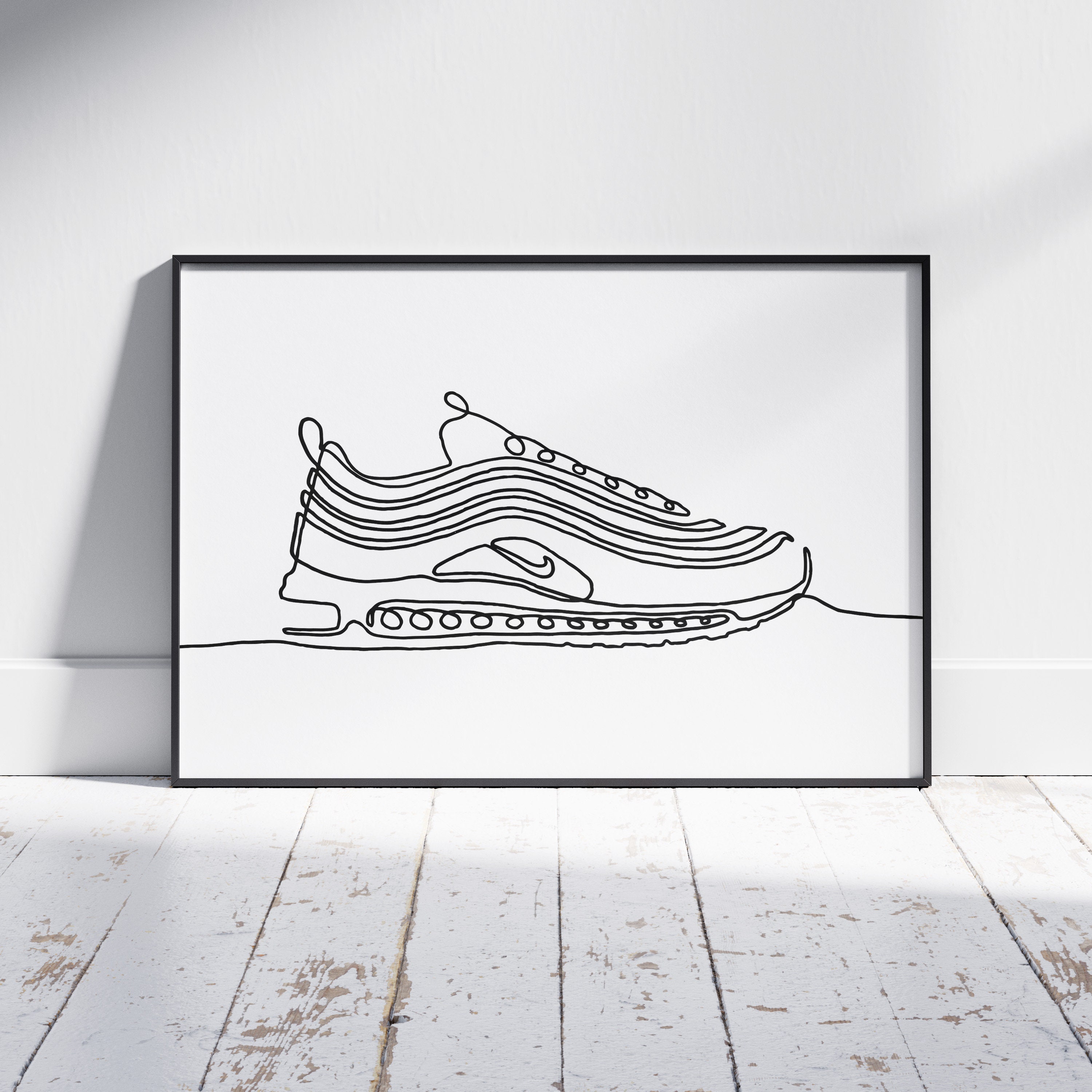 Nike shoes shop with lines