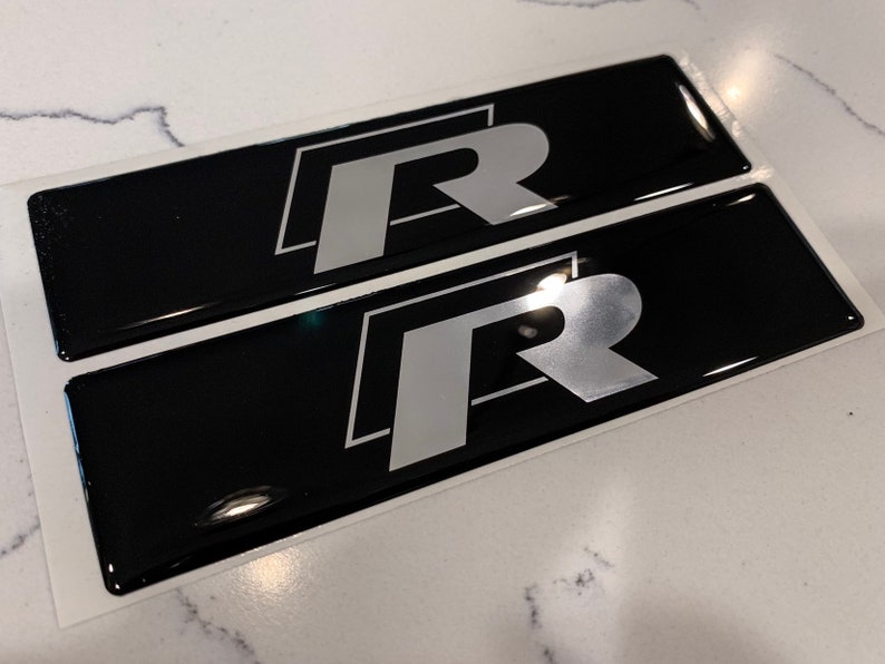 3x Vw Golf R Logo Emblem For Weathertech All Weather Floor Mats Volkswagen