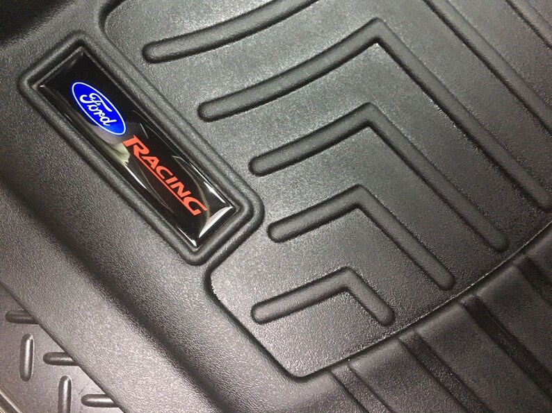 2x Domed Bowtie Emblem Inserts For Weathertech Floor Mats Etsy
