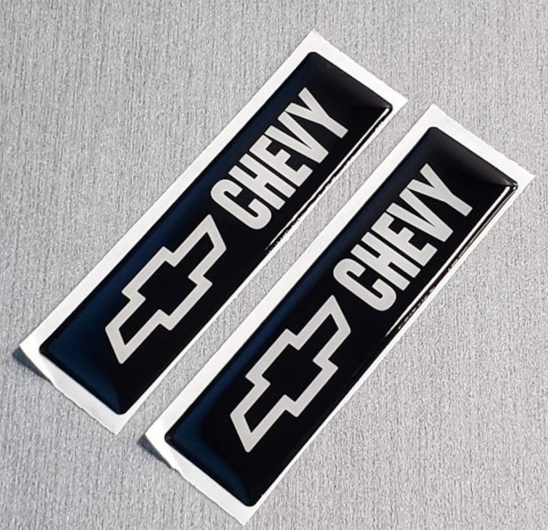 2x Domed Bowtie Emblem Inserts For Weathertech Floor Mats Fits Chevy Chevrolet