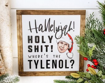 Funny Christmas Sign, Christmas Sign, Christmas Wooden Sign, Christmas Decor, Farmhouse Christmas Decor, Christmas Vacation, Funny Christmas