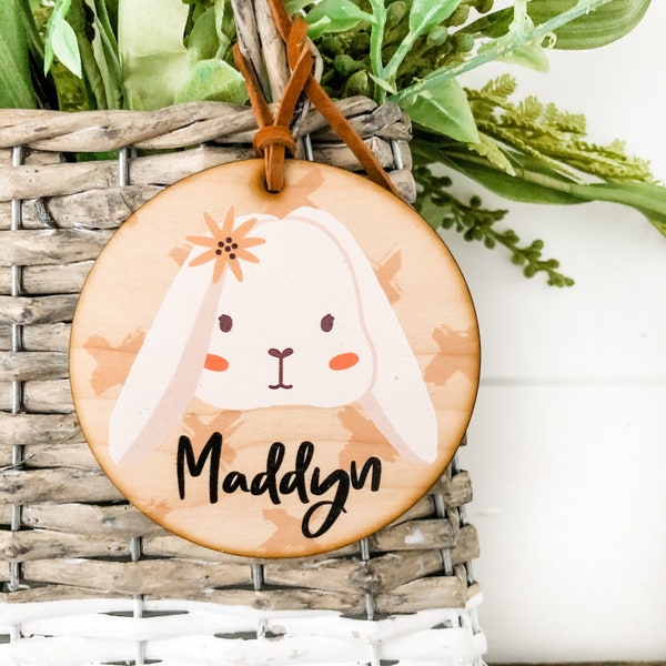 Easter Basket Tags, Personalized Name Tag, Easter Tags, Name Tags, Tags for Easter Basket, Custom Name Tag, Gifts for Easter, Easter Sign