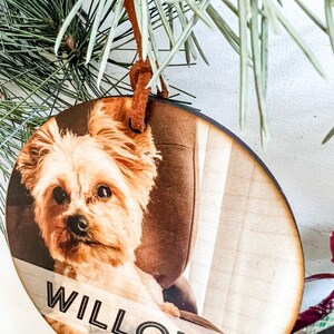 Pet Ornament, Personalized Pet Ornament, Christmas Ornaments, Personalized Ornament, Custom Christmas Ornament, Stocking Stuffer Ideas image 3