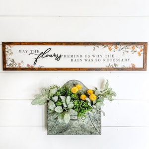 Spring Quote Wood Sign, Farmhouse Spring Sign, Spring Home Decor, Handmade Wood Sign, Spring Signs, Inspirational Spring Quotes, Unique Sign