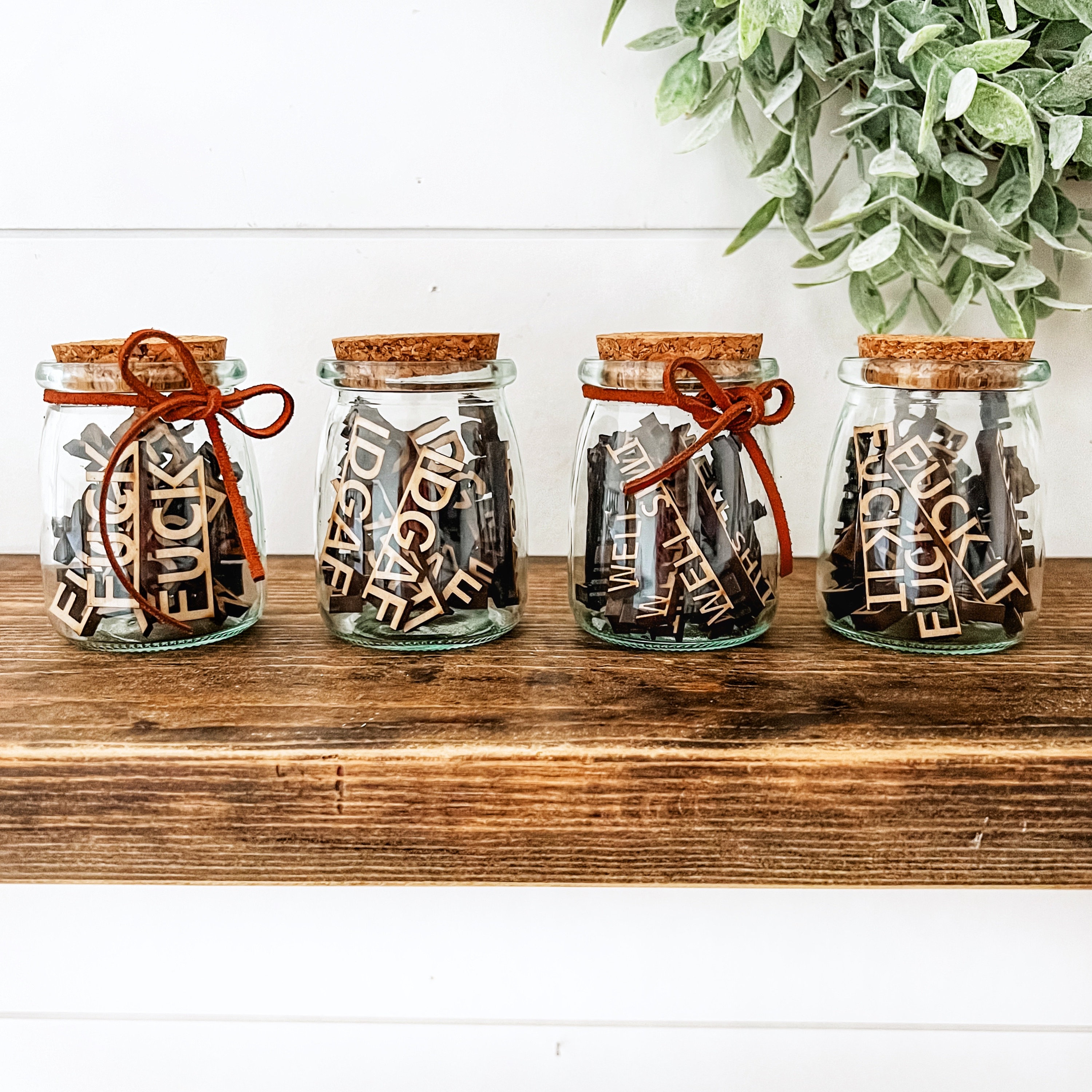  FU*cks to Give Jar of F Gag Gift Swear Jar : Home & Kitchen