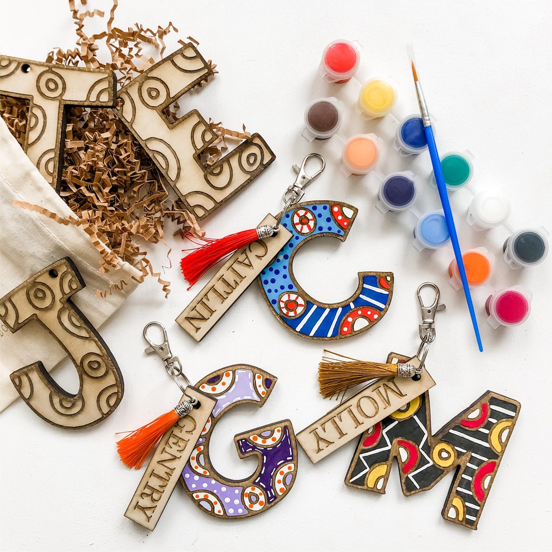 DIY Kit Keychain Kit Birthday Gift Idea DIY Keychain Kit Etsy