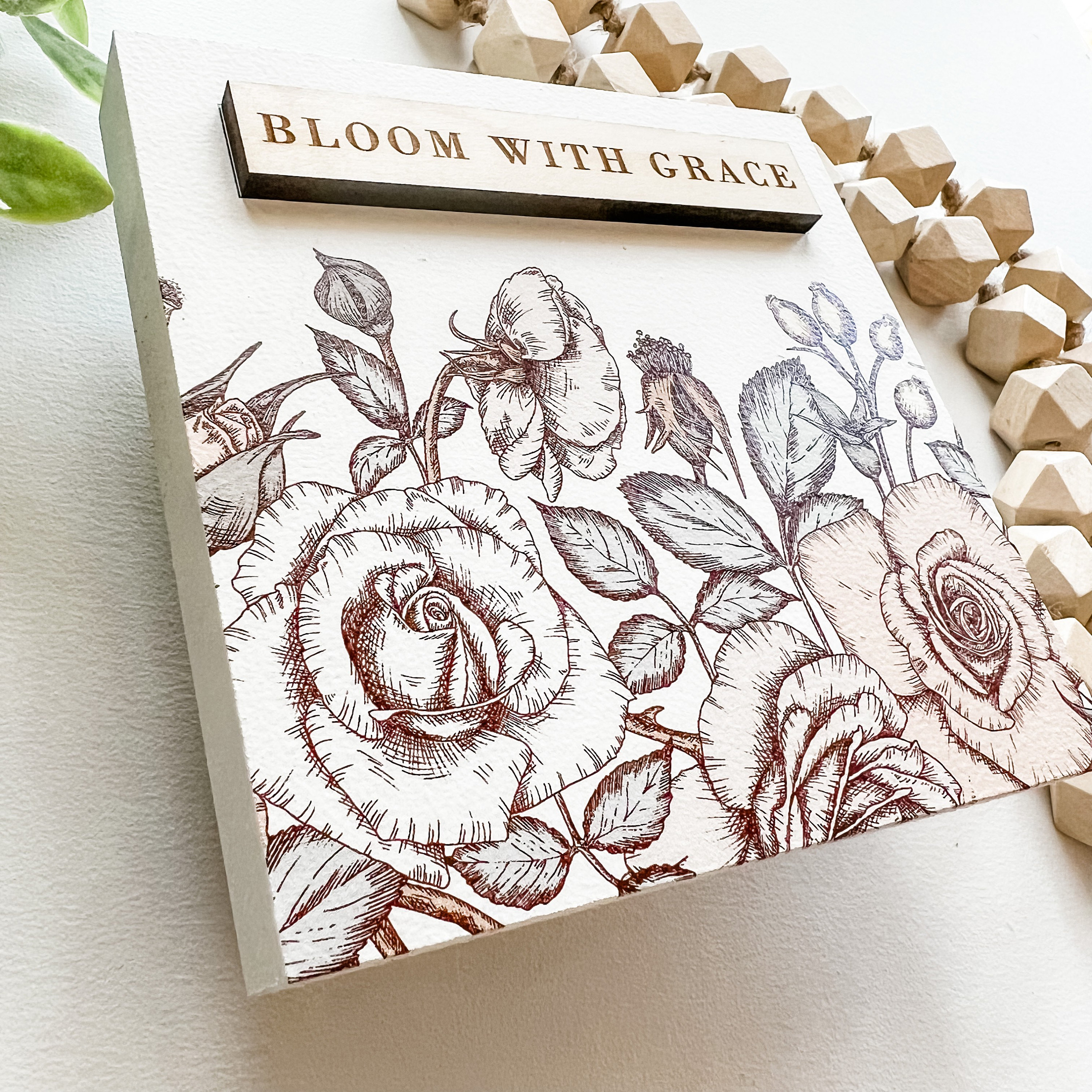 Spring Mini Signs, Tiered Tray Sign, Hello Spring, Spring Home Decor, Floral Wood Sign, Tiered Tray Ideas, Spring Wood Sign, Spring Signs