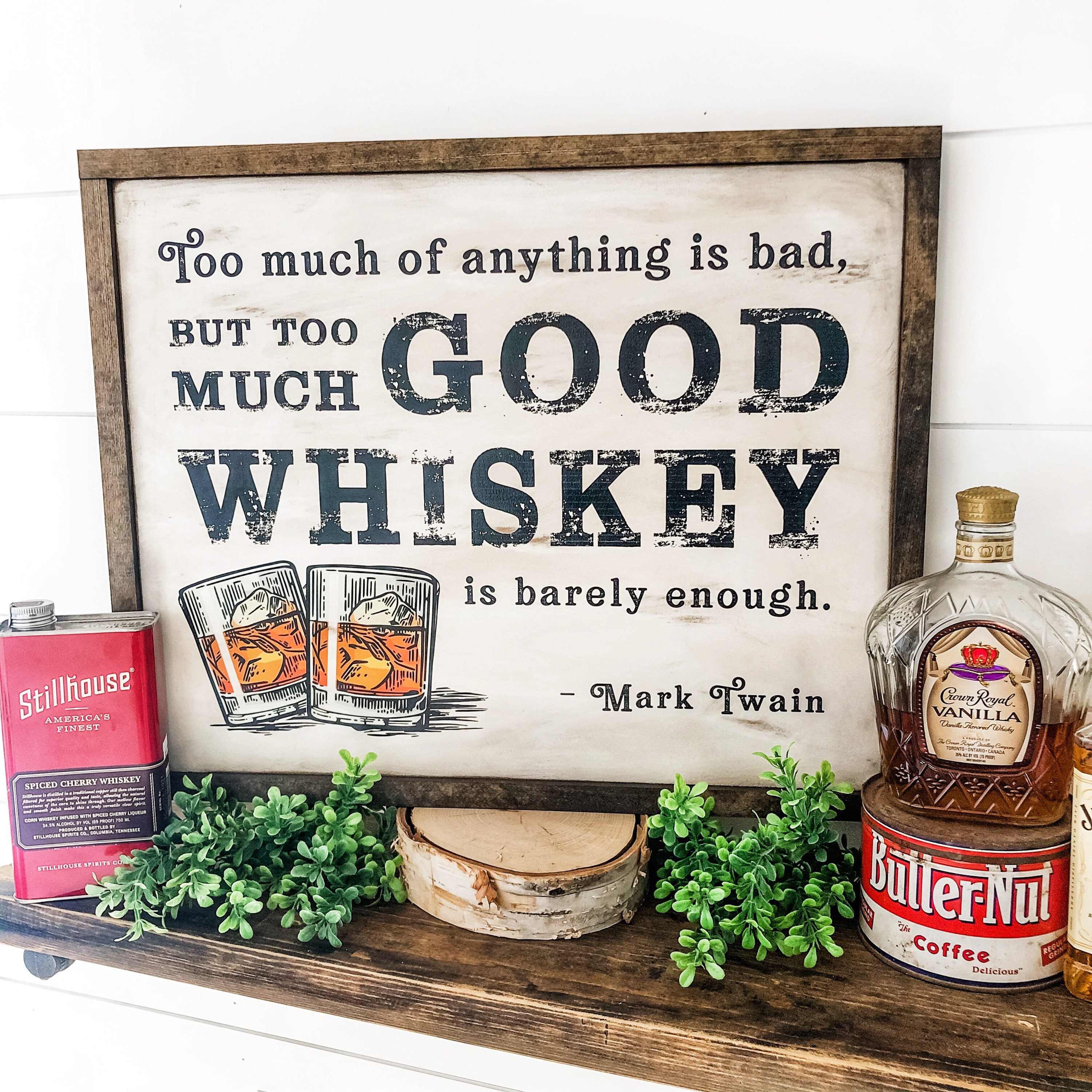 Whiskey Bar Sign Signs for Bar Whiskey Quotes Gifts for | Etsy