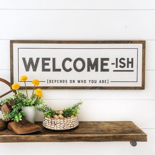 Funny Welcome Sign - Etsy