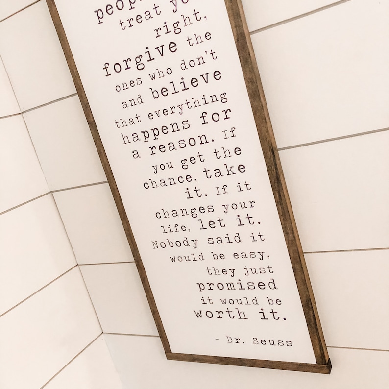 Farmhouse Sign, Life Quote Sign, Home Saying, Farmhouse Decor, Family Sign, Mothers Day Gift, Anniversary Gift, Living Life Wooden Sign image 3