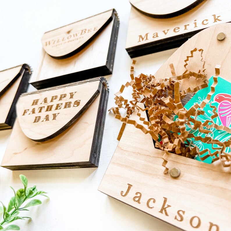 Gift Card Holder Business Card Holder Custom Gift Card Etsy