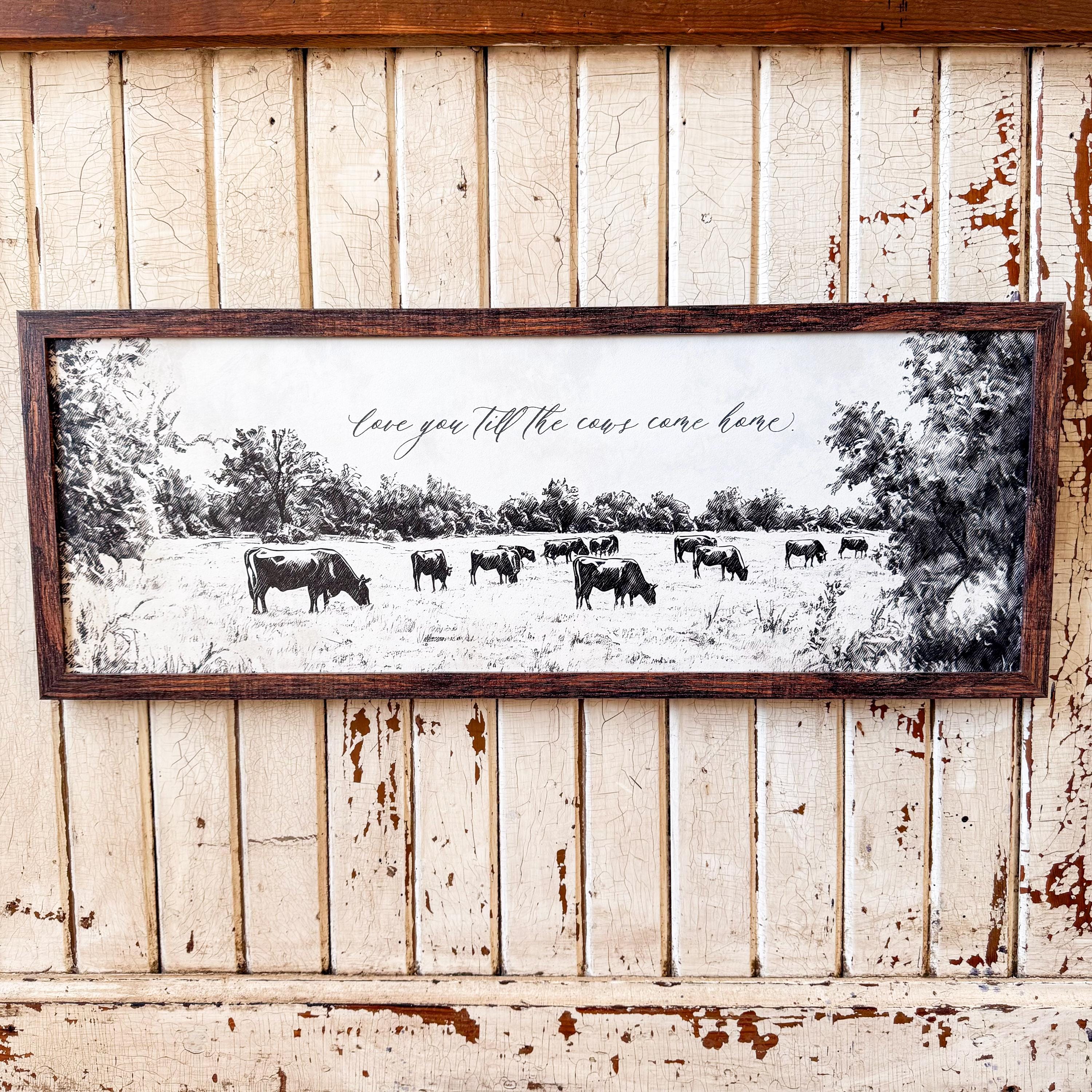 Love You Until the Cows Come Home - Etsy Canada