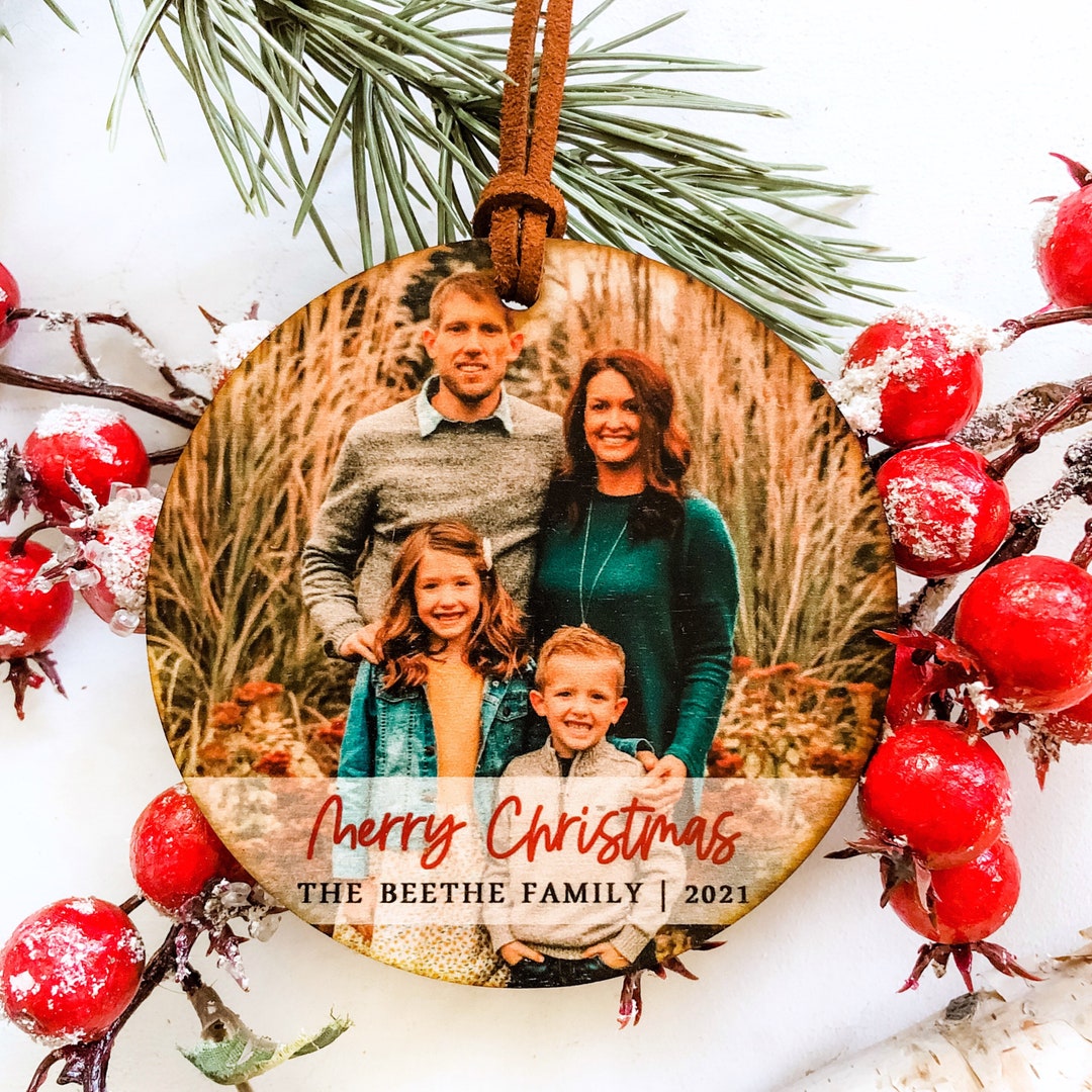Family Christmas Ornament, Personalized Ornament, Family Photo Ornament ...