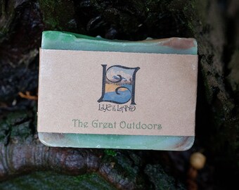 Great Outdoors Cold Process Soap, All Natural, Handmade, Vegan, Essential Oil, Masculine Soap, Gifts for Dad, Gifts for Him, Made in Canada