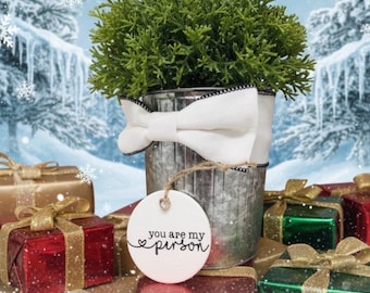 Personalized You are my Person Ornament for a Best Friend, Meaningful Gift for Best Friend, Loving Gift for Significant Other, Friends Gift