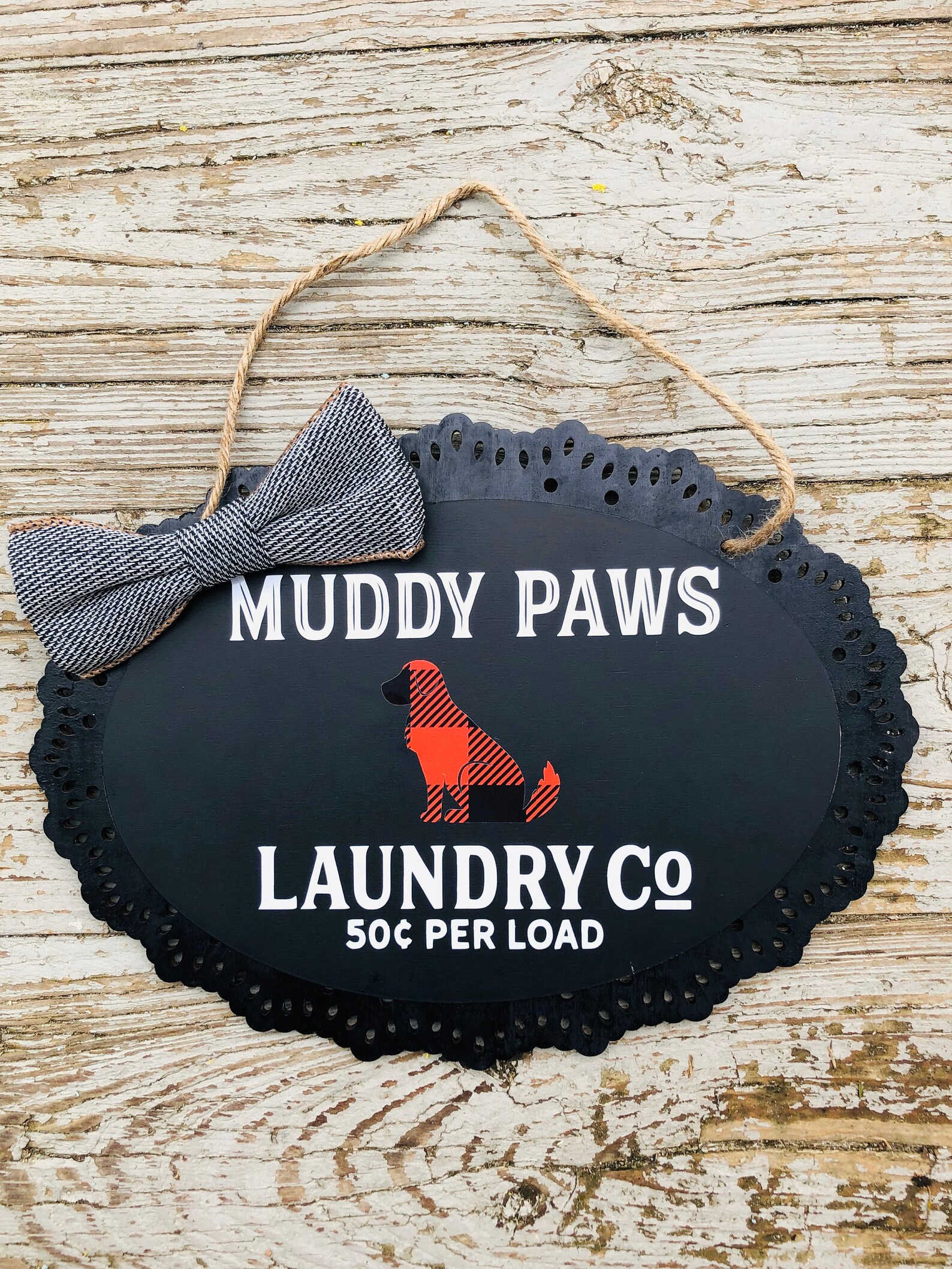 Muddy Paws Laundry Company Wall Sign Laundry Sign Home Etsy