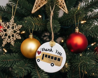 Personalized Gift for School Bus Driver, Ornament for School Bus Driver, School Bus Driver Gift, Thank You School Bus Driver