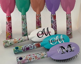 Personalized Hairbrush, Gift for Sleepover, Easter Basket Idea for Girls, Custom Name Gift