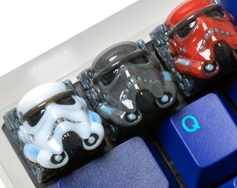 Teclados mecânicos para jogos Space Trooper Keycaps Artisan Cherry MX