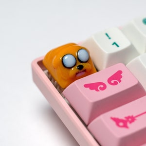 Jakey the Keycap Artisan Adventure Time Jake the Dog Cherry MX mechanische gamingtoetsenborden