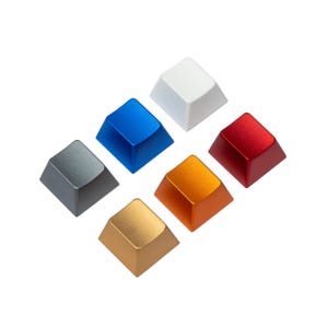 Premium Anodized Aluminum Artisan Metal Keycap Cherry MX Mechanical Gaming Keyboards
