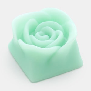 Rose Pastel Flower Artisan Keycap Cherry MX Mechanical Gaming Keyboards ...