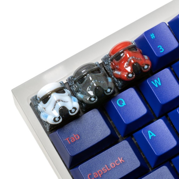 Space Trooper Keycaps Artisan Cherry MX Mechanical Gaming Keyboards