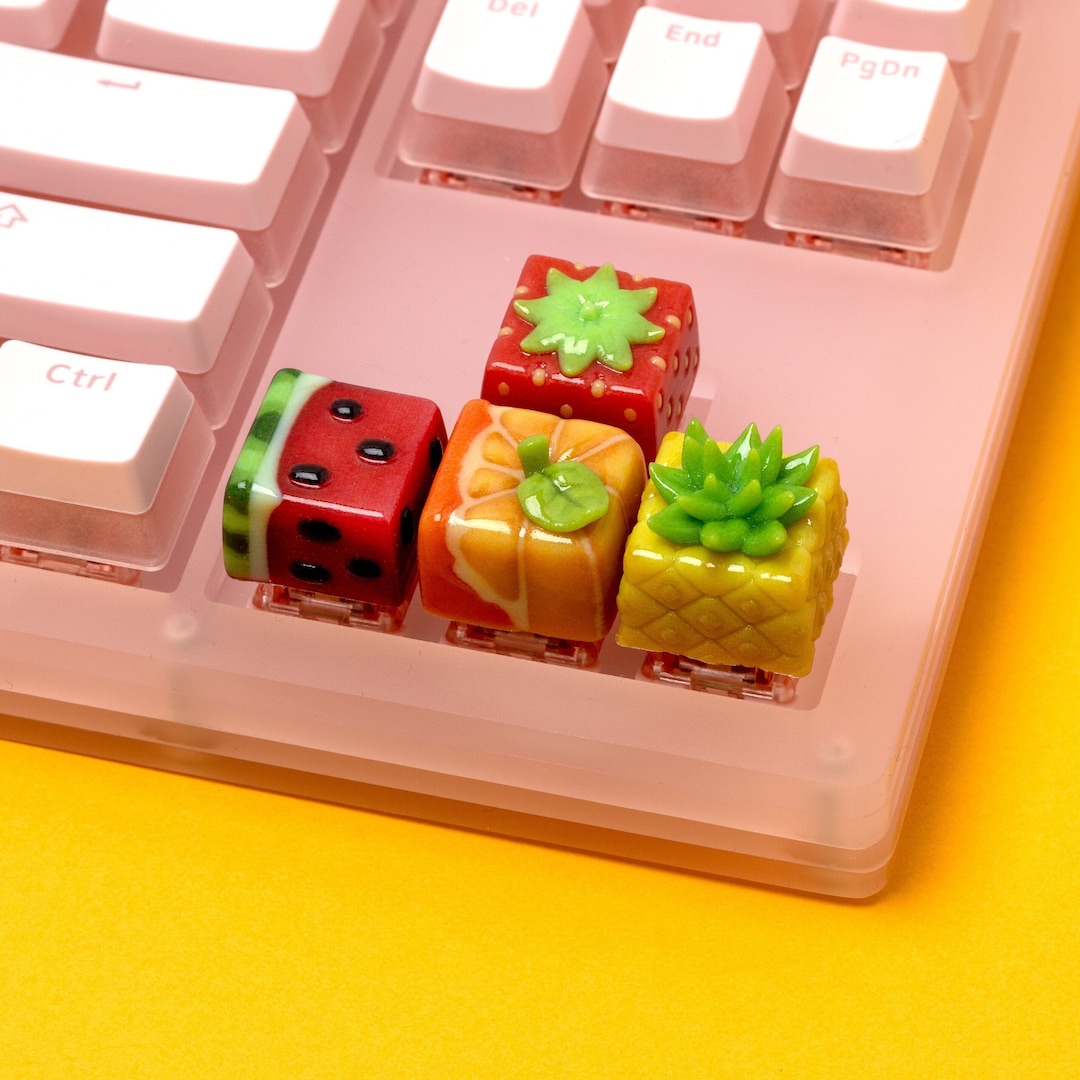 Fruit Keycaps Artisan Cherry MX Mechanical Gaming Keyboards Strawberry