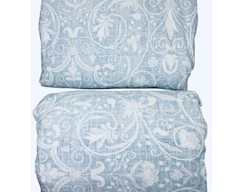 チャップス バイ ラルフローレン ブルー＆ホワイト チェック柄フィット