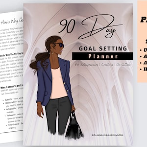 90-Day Goal Setting Printable Planner | Achieve Your Dreams in 3 Months