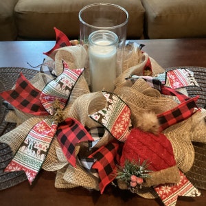 Rustic Christmas Centerpiece,Christmas Decor,Centerpiece,Christmas Table Decor,Christmas Centerpiece,Christmas Decorations,Farmhouse