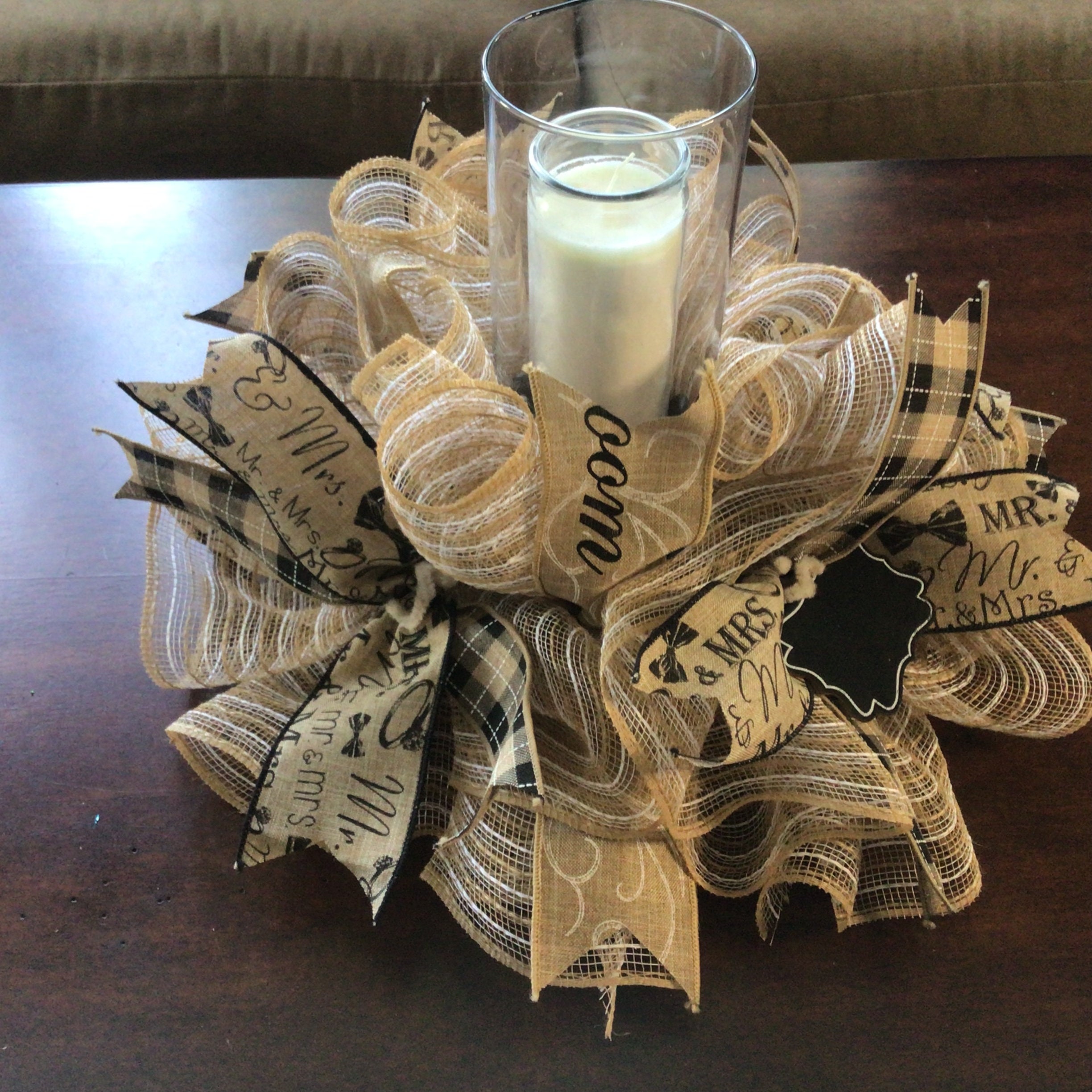 Rustic Wedding Centerpiece