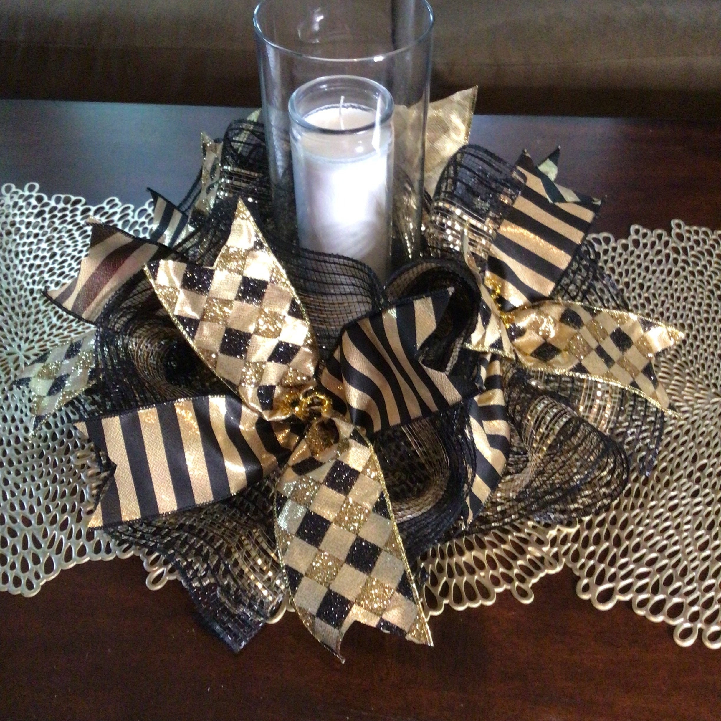 Gold And Black Graduation Decor