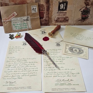Delayed Personalized Hogwarts Acceptance Letter – Artsycreation