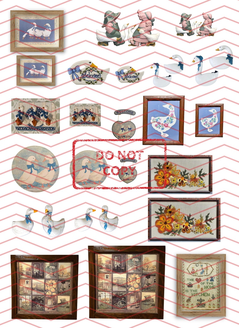 1:12 Scale Dollhouse/diorama/miniature Printable PDF Download Vintage ...