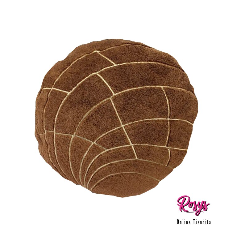 Chocolate Concha Pillow Concha Pillow