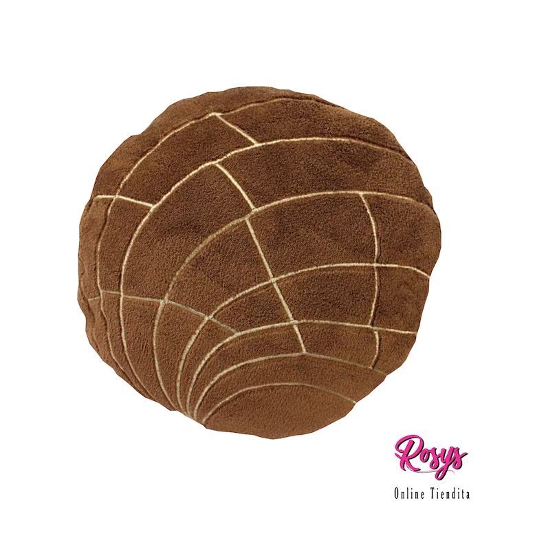 Chocolate Concha Pillow Concha Pillow