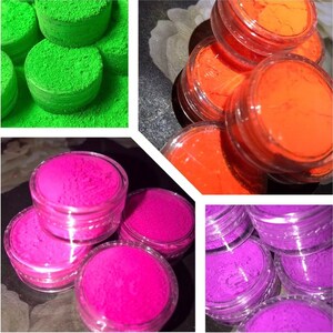 Neon Matte Eyeshadow Pigments: Lebendiges veganes mineralisches Make-up