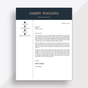 Google Docs Resume Template| Google Docs CV Template | Cover Letter ...